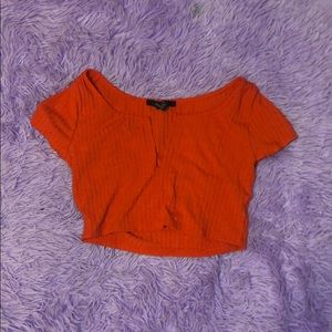 Red forever 21 small crop top